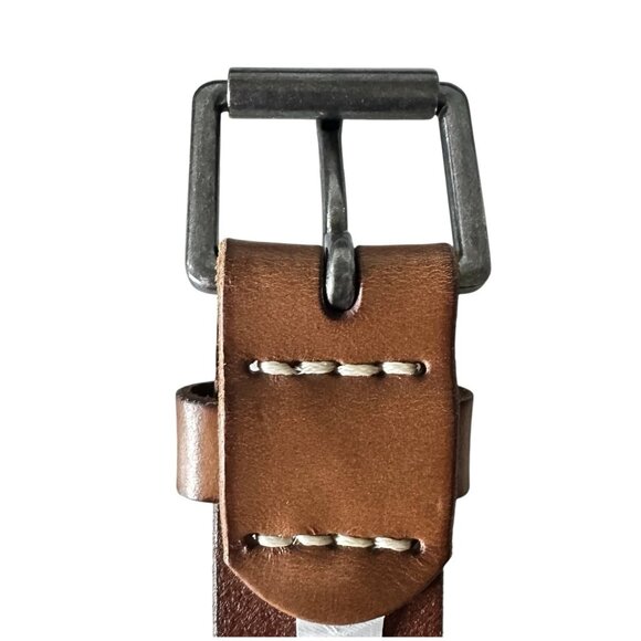 J Crew Brown Size 32 Genuine Leather Waist 40” X  1.25” - Picture 7 of 8